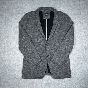 Strellson Blazer Men XL Gray J-Davi-SJ Casual Knit Sport Coat Jacket Business
